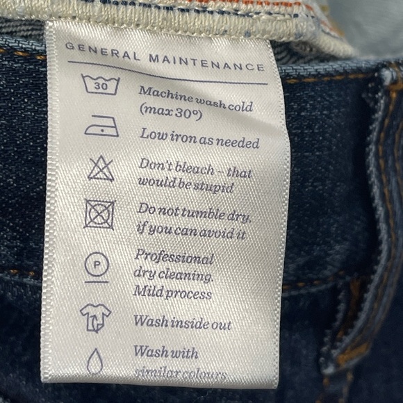 Spoke Japanese Selvedge Denim Jeans Men's Waist 30x34 Build A  Narrow Stretch - Picture 8 of 10